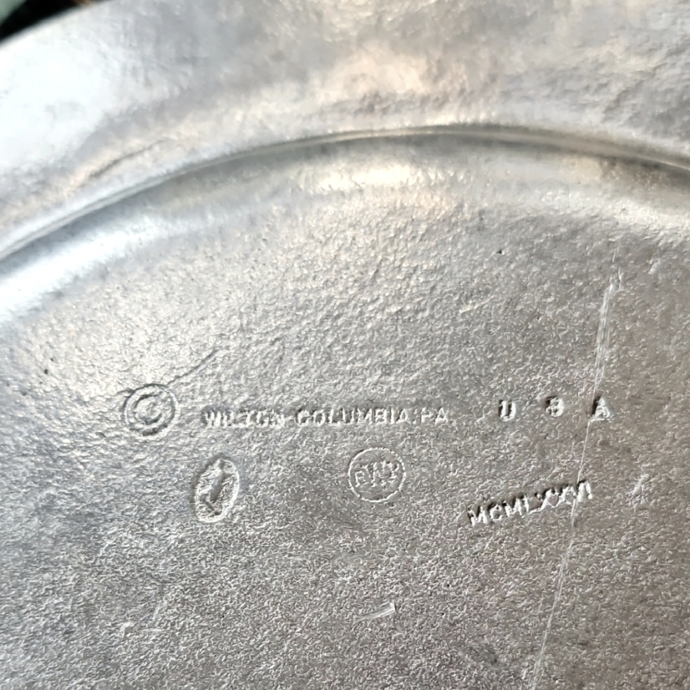 Wilton Armetale Plate   set of 8